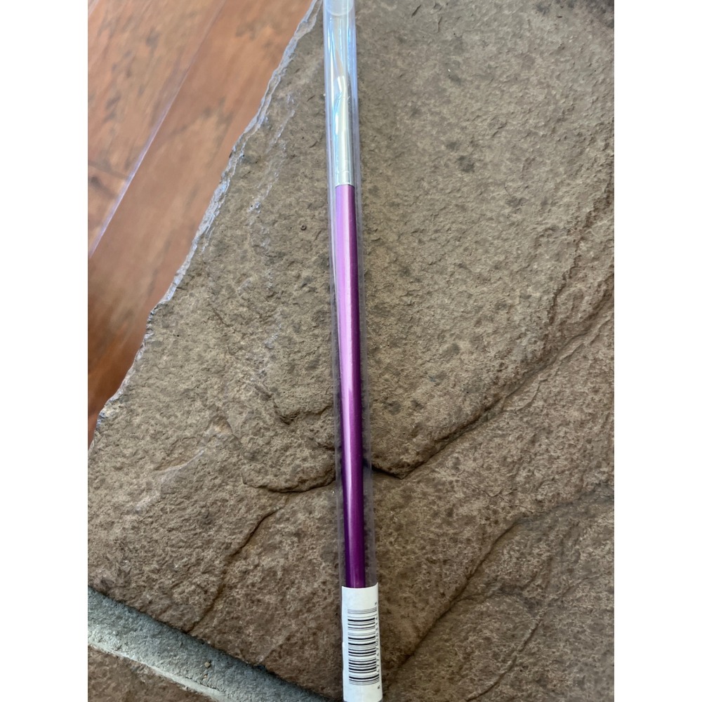 Metallic Purple Acrylic Nail Brush Professional Pointed Tapered Tip Manicure Too